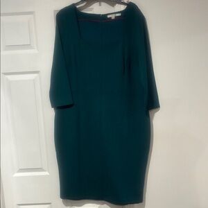 Boden Teal Classic knit Dress 16